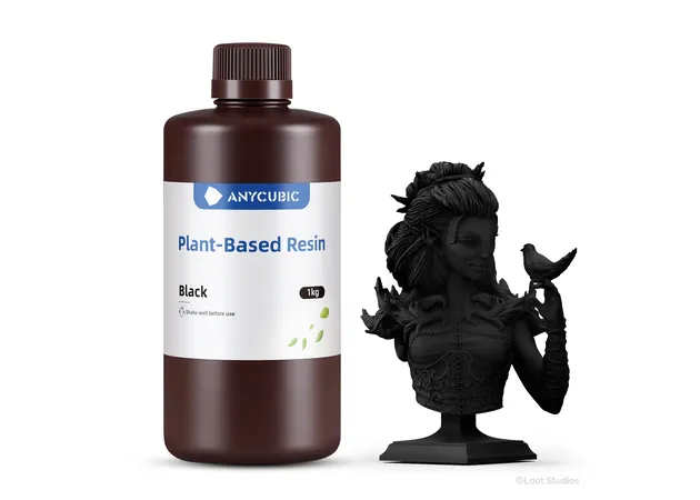 Фото 2 - Anycubic Plant-Based UV Resin Black 1kg