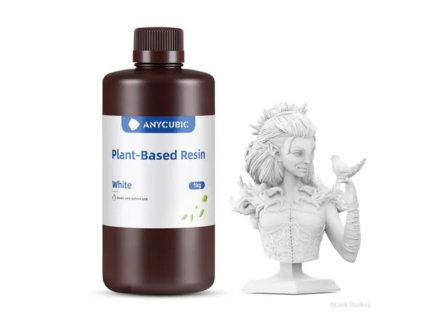 Фото 2 - White ECO Plant-based UV Resin Anycubic 1kg