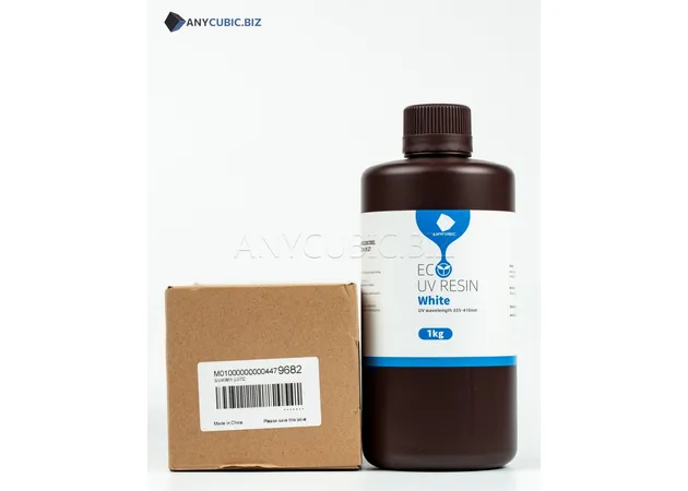 Фото 4 - White ECO Plant-based UV Resin Anycubic 1kg