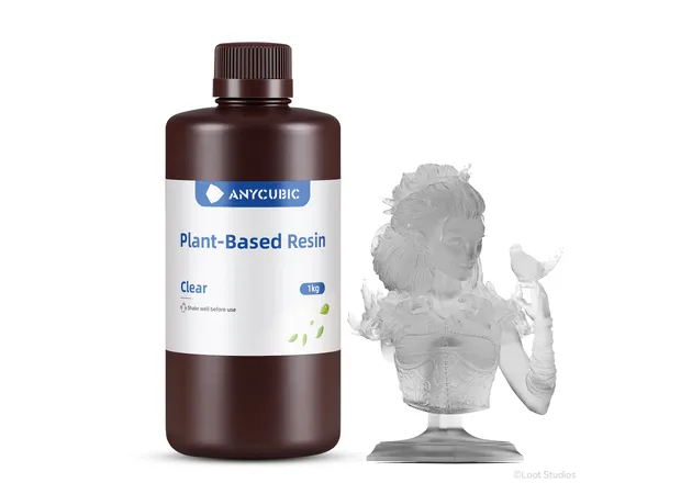Фото 2 - CLEAR (Transparent) ECO Plant-based UV Resin Anycubic 1kg