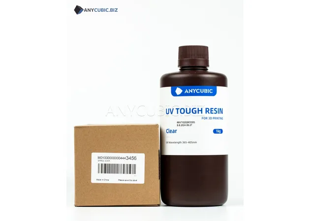 Фото 5 - CLEAR (transparent) Tough Flexible UV Resin Anycubic 1kg