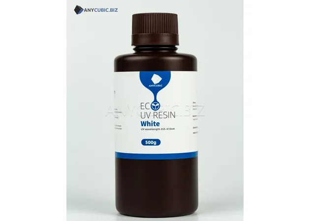 Фото 2 - White ECO Plant-based UV Resin Anycubic  0.5kg