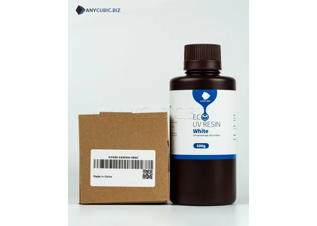 Фото 3 - White ECO Plant-based UV Resin Anycubic  0.5kg