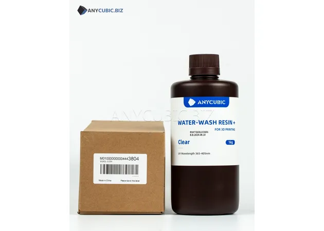 Фото 4 - Transparent Water-Washable Resin — Anycubic Water-Wash Resin+ Clear 1kg