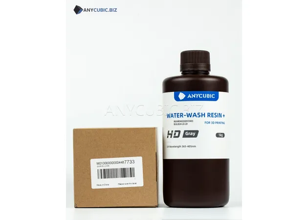 Фото 4 - Gray HD Water-Wash Resin+ Anycubic 1kg