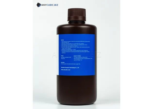 Фото 5 - Anycubic Water-Wash Resin+ White 1kg — White Resin for LCD/DLP