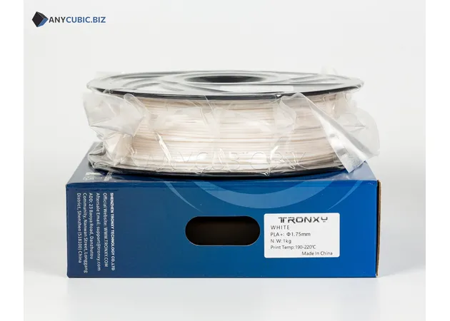 Фото 3 - White PLA plastic Tronxy for 3D printer 340m 1kg | 1.75mm
