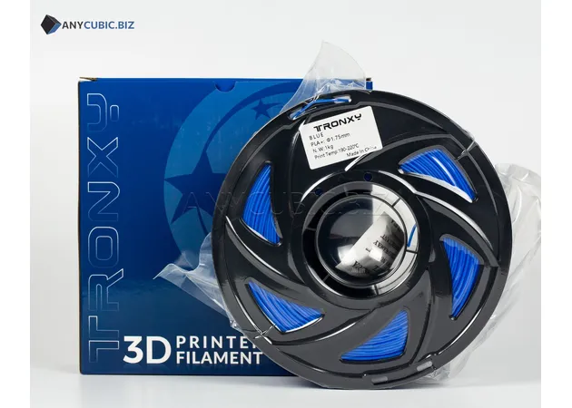 Фото 2 - Blue PLA plus plastic Tronxy for 3D printer 340m | 1 kg | 1.75 mm