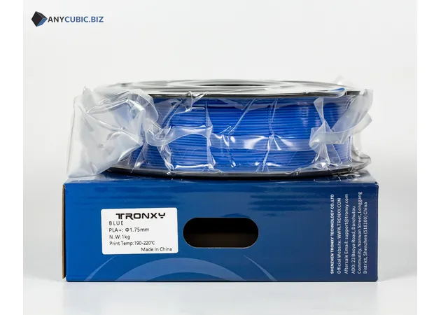 Фото 3 - Blue PLA plus plastic Tronxy for 3D printer 340m | 1 kg | 1.75 mm