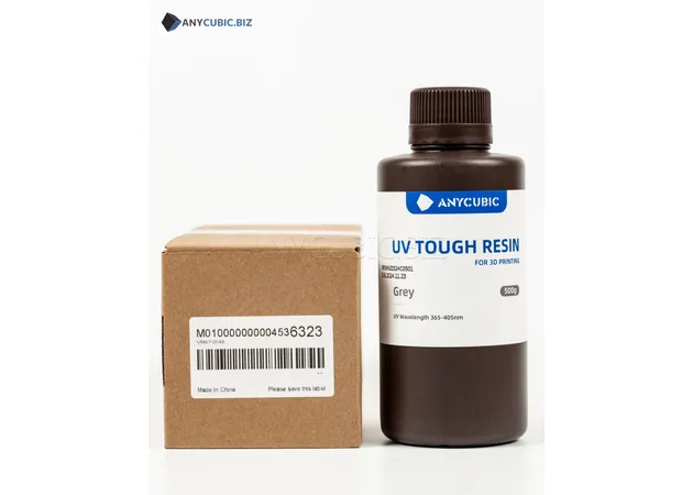 Фото 3 - GRAY Tough Flexible UV Resin Anycubic 0.5 kg