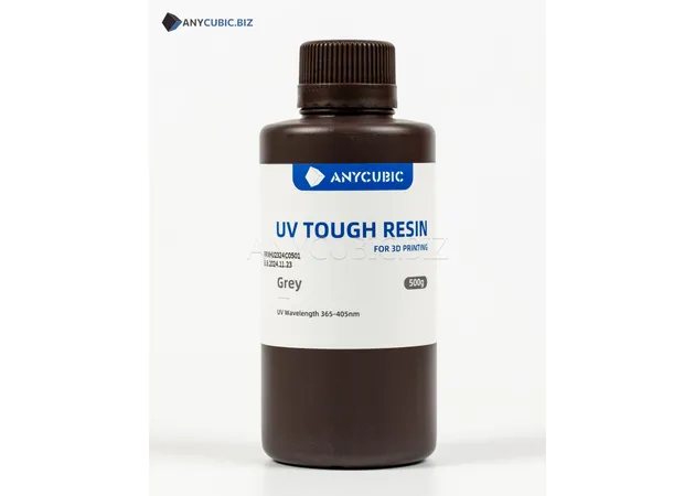 Фото 2 - GRAY Tough Flexible UV Resin Anycubic 0.5 kg