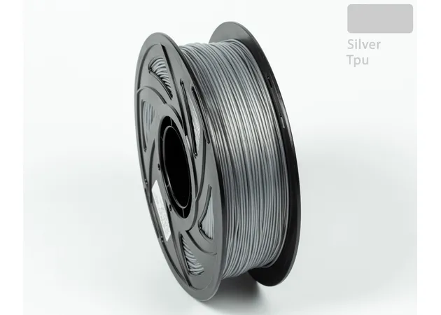 Фото 4 - TPU Filament (пластик) для 3D принтера Срібний 1кг, 1.75мм