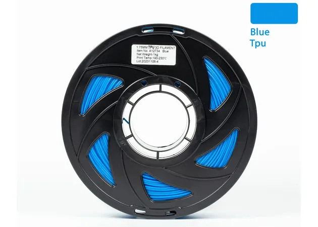 Фото 2 - TPU Filament (пластик) для 3D принтера Синій 1кг, 1.75мм