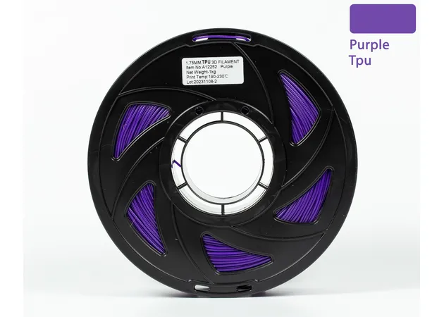 Фото 3 - TPU Filament (пластик) для 3D принтера Пурпурний 1кг, 1.75мм