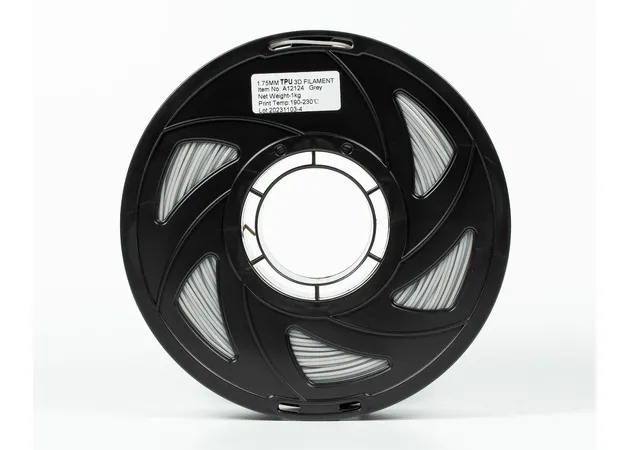 Фото 5 - TPU Filament (пластик) для 3D принтера Сірий 1кг, 1.75мм
