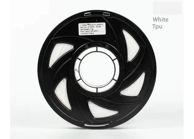 Фото 3 - TPU Filament (пластик) для 3D принтера Білий 1кг, 1.75мм