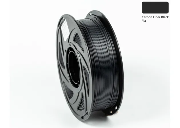 Фото 3 - PLA Carbon Filament (plastic) for 3D printer 1kg, 1.75mm, carbon fiber (black)