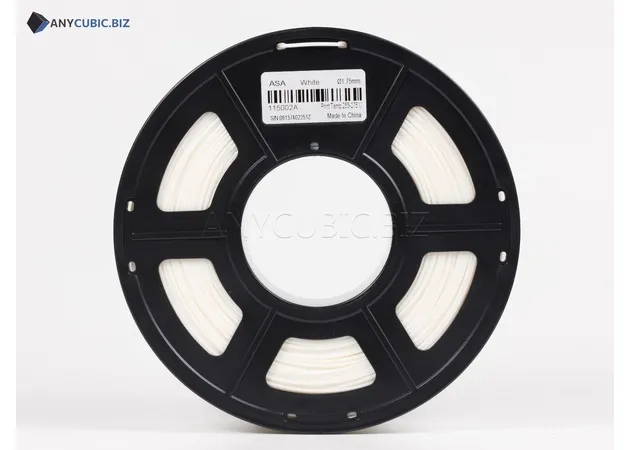 Фото 3 - Anycubic ASA White Filament 1 kg 1.75 mm