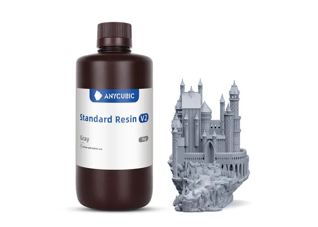 Фото 2 - Anycubic Standard Resin V2 Gray 1 kg