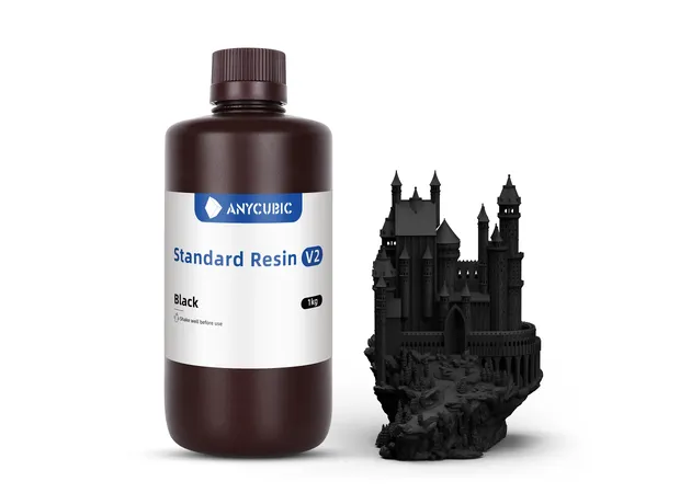 Фото 2 - Anycubic Standard Resin V2 Black 1 kg