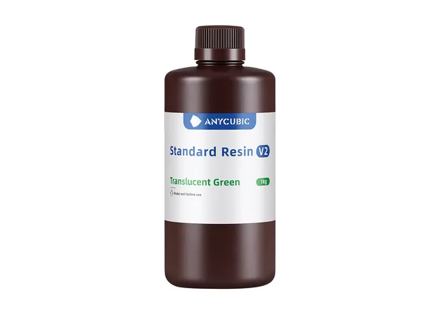 Фото 3 - Anycubic Standard Resin V2 Green Translucent 1 kg