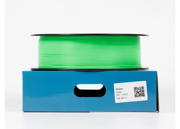 Фото 3 - PLA Green Matte RAL 6018 Filament 1 kg 1.75 mm
