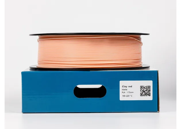 Фото 2 - PLA Matte Clay Red Filament 1 kg