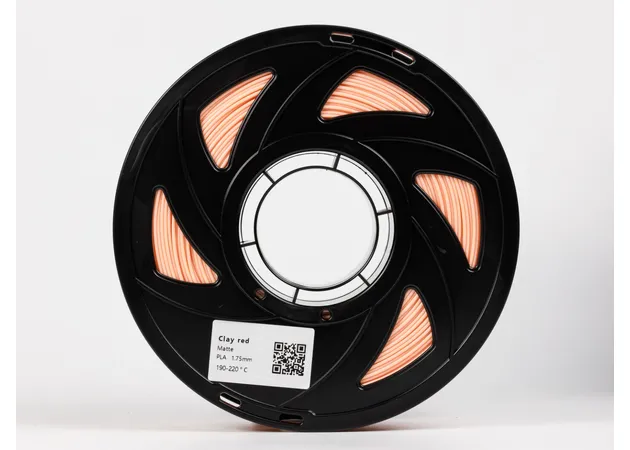 Фото 3 - PLA Matte Clay Red Filament 1 kg