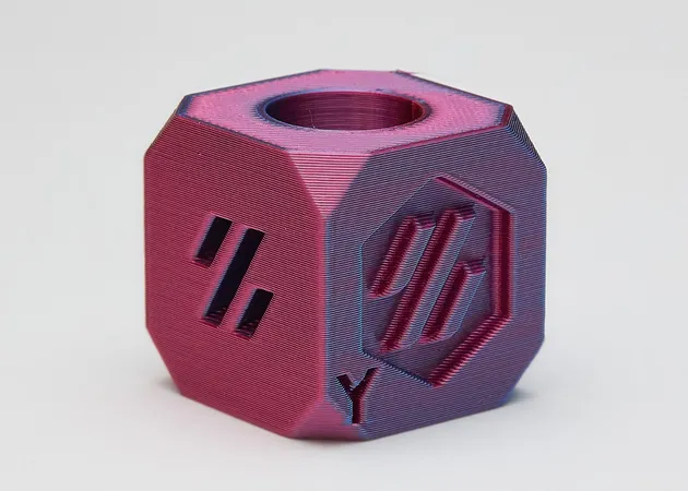Фото 9 - PLA Silk Red Blue Filament ALL3DP 1 kg