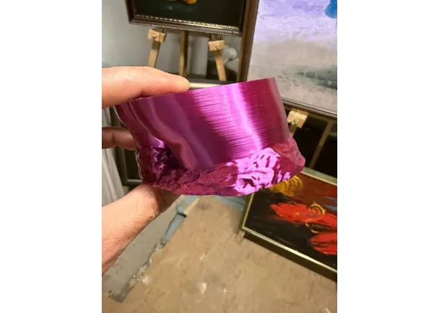 Фото 4 - PLA Silk Rose Red Black Filament ALL3DP 1 kg