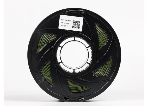 Фото 3 - PLA Olive Green Filament 1 kg 1.75 mm