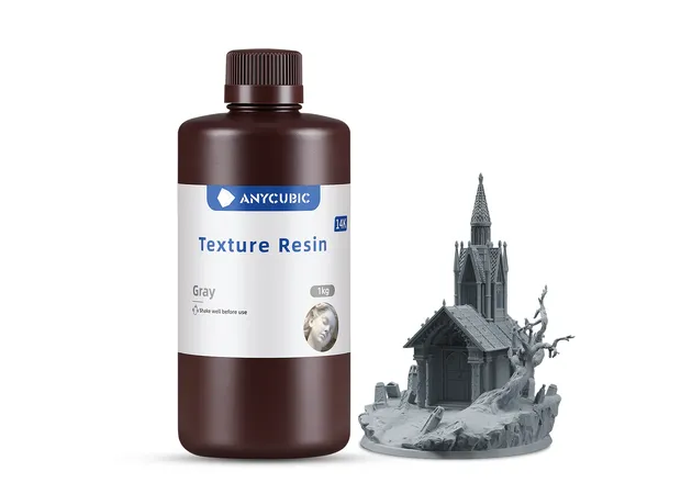 Фото 2 - Anycubic Texture Resin 14K Gray 1 kg