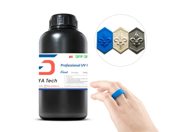 Фото 4 - Siraya Tech Cast - Castable resin TRUE BLUE 1kg