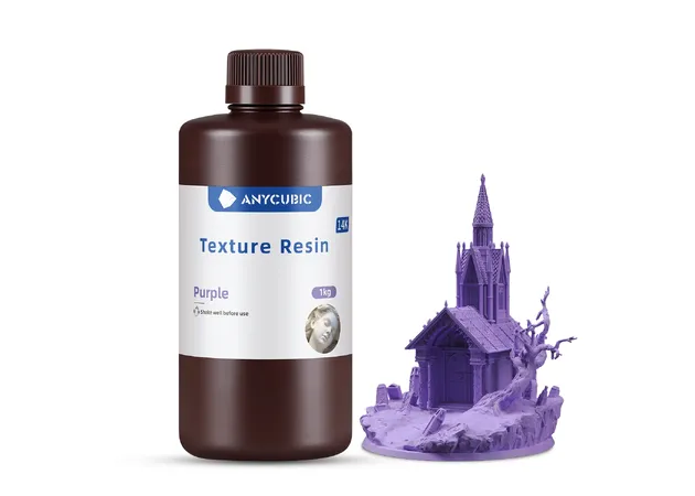 Фото 2 - Anycubic Texture Resin 14K Purple 1 kg