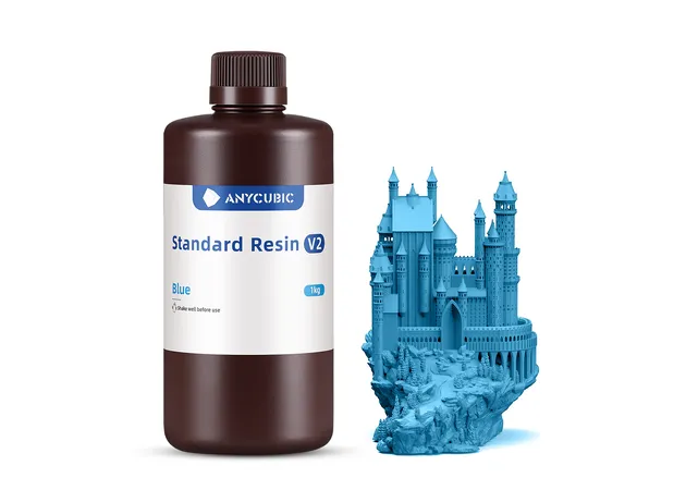 Фото 2 - Anycubic Standard Resin V2 Blue 1 kg
