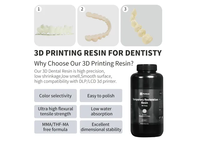 Фото 8 - Temporary Restoration Resin A3 White 0.5KG