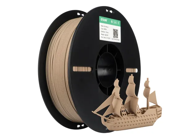 Фото 2 - eSUN PLA-Wood Aspen Filament 1 kg