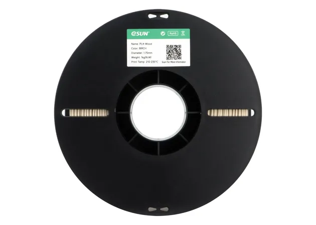 Фото 3 - eSUN PLA-Wood Birch Filament 1 kg