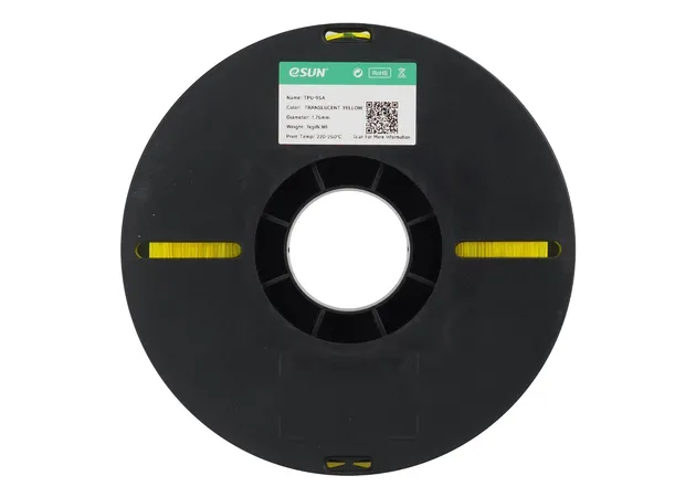 Фото 3 - eSUN TPU-95A Yellow Flexible TPU Filament 1 kg