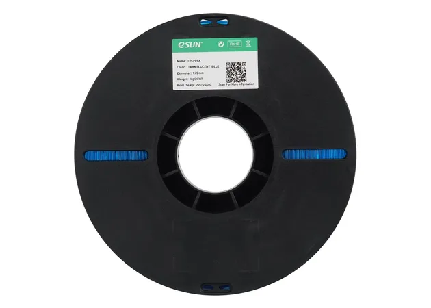Фото 3 - eSUN TPU-95A Blue Flexible TPU Filament 1 kg