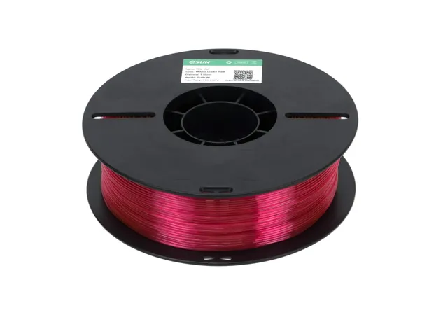 Фото 2 - eSUN TPU-95A Translucent Pink Flexible TPU Filament 1 kg