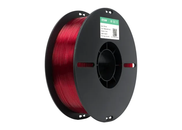 Фото 4 - eSUN TPU-95A Translucent Red Flexible TPU Filament 1 kg