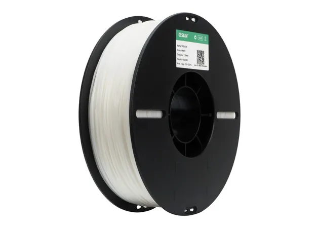Фото 4 - eSUN eLastic TPE-83A White Soft Flexible TPE Filament 1 kg