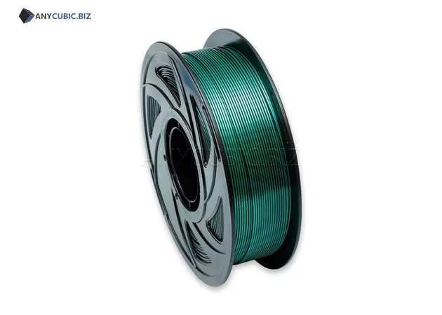 Фото 5 - PLA Silk Black Green Filament ALL3DP 1 kg 1.75 mm
