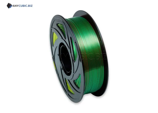 Фото 5 - PLA Silk Red Yellow Green Tri-Color Filament ALL3DP 1 kg 1.75 mm