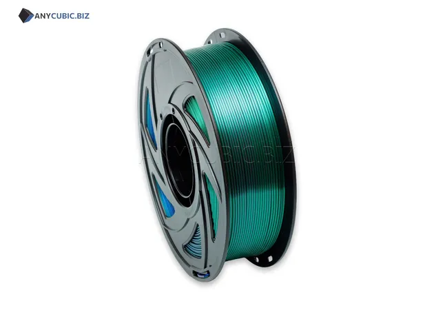 Фото 5 - PLA Silk Blue Green Purple Tri-Color Filament ALL3DP 1 kg 1.75 mm